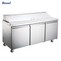 160L/5.7cuft Single Door Sales Salad Bar Refrigerator Fridge Chiller Showcase